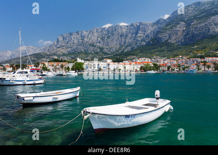 Makarska, Biokovo Mountain, Makarska Riviera, Dalmatia, Croatia, Europe Stock Photo