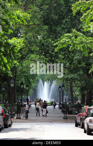 Madison Square Park in New York City, NY, USA. Stock Photo