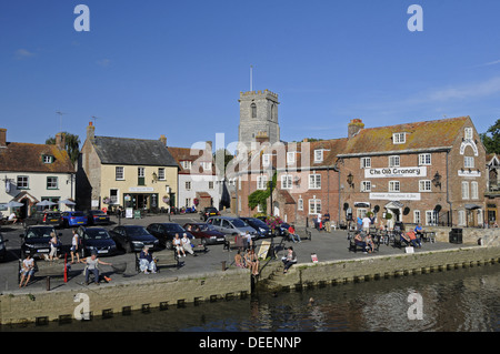 River Frome and Priory Wareham Isle of Purbeck Dorset England Stock Photo