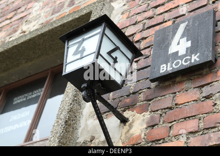 Block 4, one of the buildings were prisoners were kept. Stock Photo