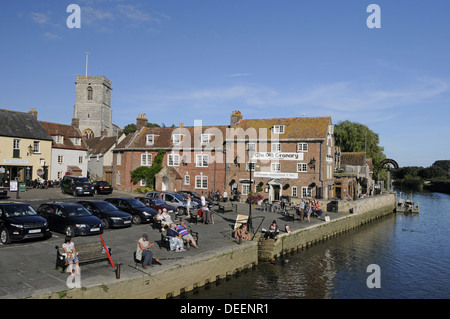 River Frome and Priory Wareham Isle of Purbeck Dorset England Stock Photo