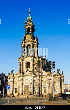 hofkirche in dresden, saxony, germany Stock Photo