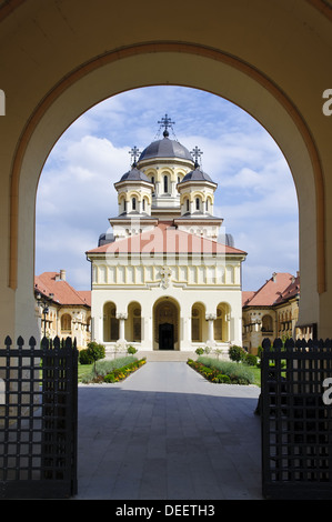 Orthodox Reunification church, in Transylvania, Alba Iulia Stock Photo