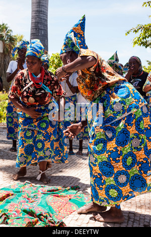 Africa, Angola, Benguela. Women dancing in traditional dress Stock ...