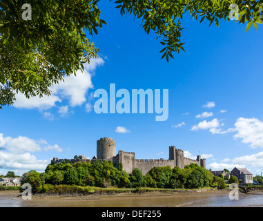 Pembroke Castle, Pembroke, Pembrokeshire, Wales, UK Stock Photo