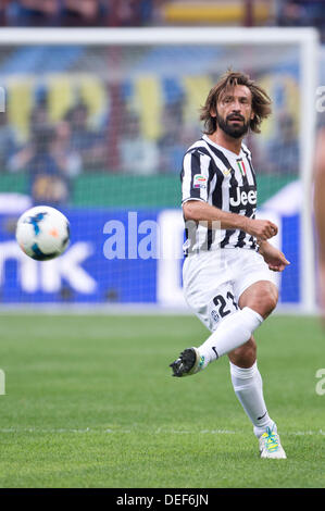 Andrea Pirlo (Juventus), SEPTEMBER 14, 2013 - Football / Soccer : Italian 'Serie A' match between Inter Milan 1-1 Juventus at Stadio Giuseppe Meazza in Milan, Italy. (Photo by Maurizio Borsari/AFLO) Stock Photo