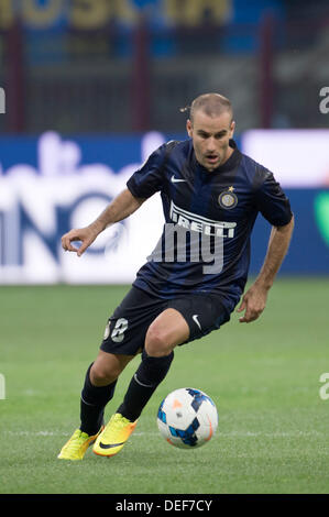 Rodrigo Palacio (Inter), SEPTEMBER 14, 2013 - Football / Soccer : Italian 'Serie A' match between Inter Milan 1-1 Juventus at Stadio Giuseppe Meazza in Milan, Italy. (Photo by Maurizio Borsari/AFLO) Stock Photo