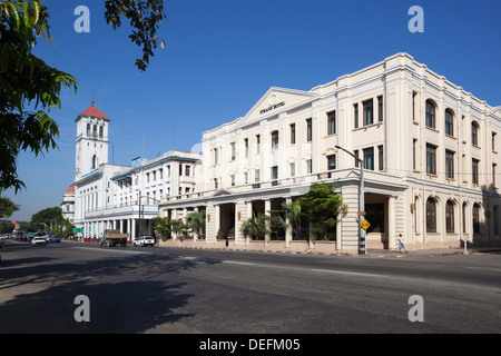 Strand Hotel, Strand Road, Yangon (Rangoon), Yangon Region, Myanmar (Burma), Asia Stock Photo