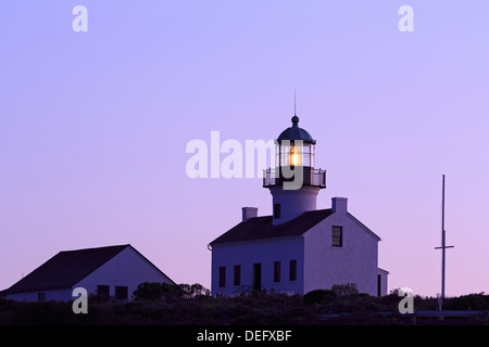 Old Point Loma Lighthouse, Cabrillo National Monument, San Diego, California, United States of America, North America Stock Photo