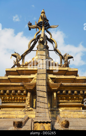 Golden Temple, Patan, UNESCO World Heritage Site, Kathmandu, Nepal, Asia Stock Photo