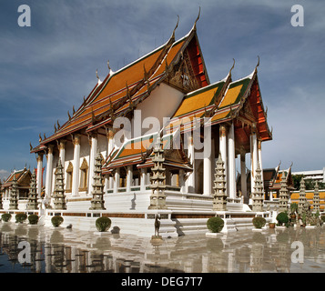 Wat Suthat dating from the first half of the 19th century, Bangkok, Thailand, Southeast Asia, Asia Stock Photo