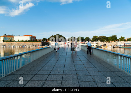 'Zadarski Most' (Zadar Bridge), Zadar county, Dalmatian region, Croatia, Europe. Stock Photo