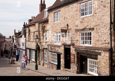 Steep Hill, Lincoln, England Stock Photo