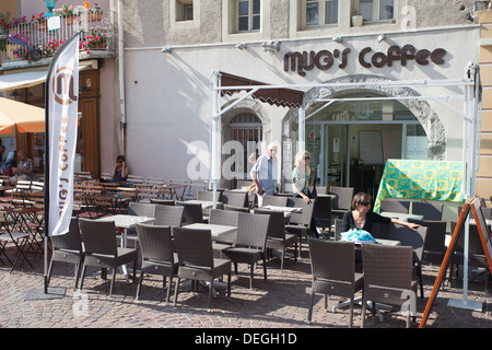 Rue Bertholiet Chambery Rhone Alpes Savoie Savoy France Europe Stock Photo