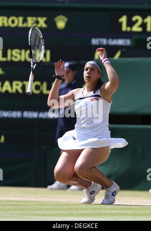 Marion Bartoli (FRA) at the Wimbledon Championships 2013, London, England. Stock Photo