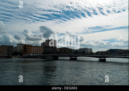 'Zadarski Most' (Zadar Bridge), Zadar county, Dalmatian region, Croatia, Europe. Stock Photo