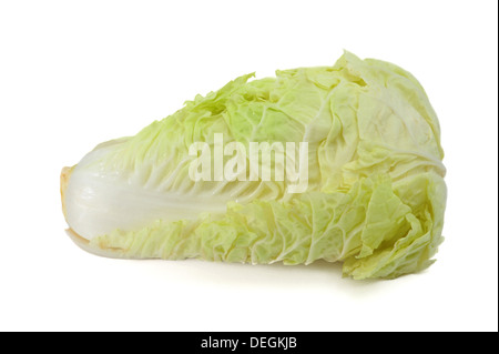 Chinese cabbage isolated on the white background Stock Photo