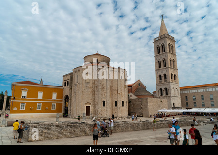 Church of st. Donat, Zadar, Zadar county, Dalmatian region, Croatia, Europe. Stock Photo
