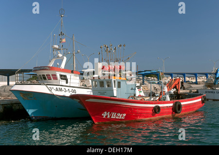 Fishing port, Motril, Granada province, Region of Andalusia, Spain, Europe Stock Photo
