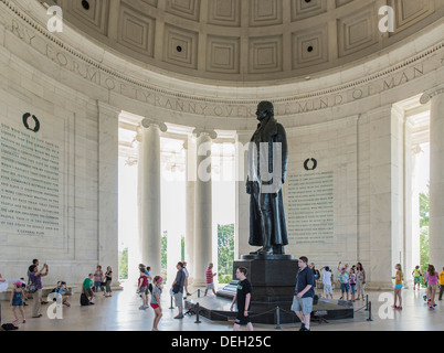 Interior, Jefferson Memorial, Washington DC, USA