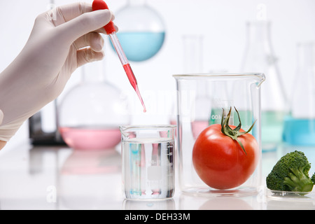Asian people engaging in nurturing research Stock Photo