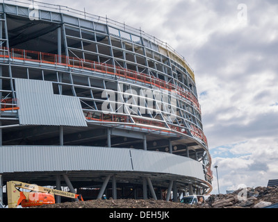 Construction of the new velodrome and multi sports venue at Derby, Derbyshire, United Kingdom, UK Stock Photo