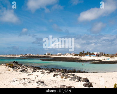 Playa de El Cotillo El Cotillo La Oliva Fuerteventura Canary Islands Spain Stock Photo