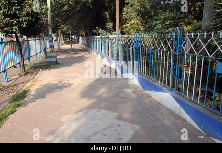 Homeless people sleeping on the footpath of Kolkata. on November 25, 2012 in Kolkata, India. Stock Photo