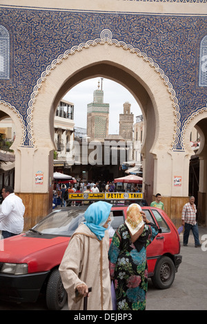 Bab Bou Jeloud, Fez Stock Photo