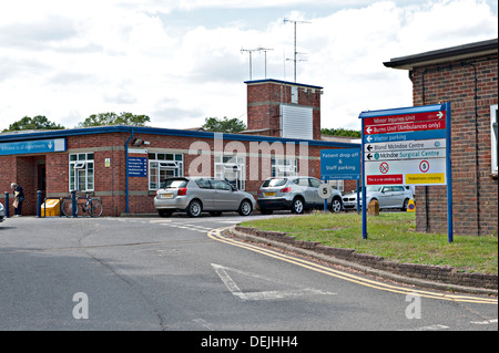 Entrance to Queen Victoria Hospital,  East Grinstead, England UK Stock Photo