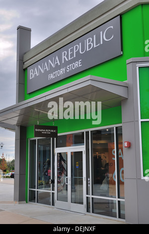 Factory outlet store for Banana Republic. Stock Photo