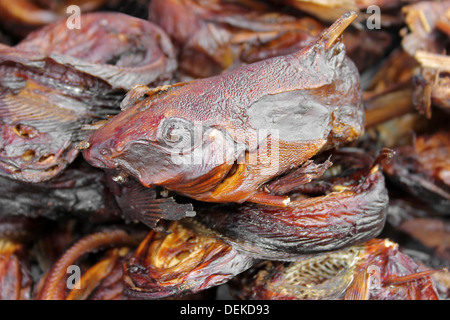Fish Smoked In Ghanaian Style Stock Photo