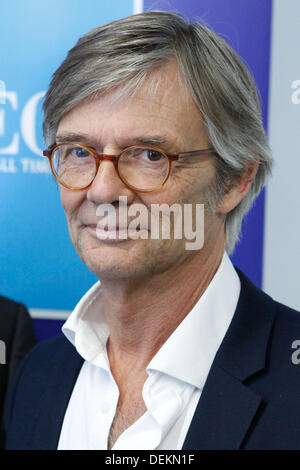 Athens, Greece. 20th Sep, 2013. Director BILLE AUGUST gives a press conference for his new film “Night Train to Lisbon” in Athens. © ARISTIDIS VAFEIADAKIS/Alamy Live News Stock Photo