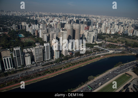 Pinheiros Marginal , Sao Paulo, Brazil Stock Photo