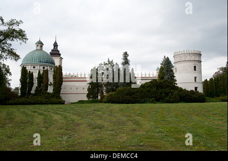Krasiczyn Castle, Przemyśl County, Subcarpathian Voivodeship, in south-eastern Poland Stock Photo