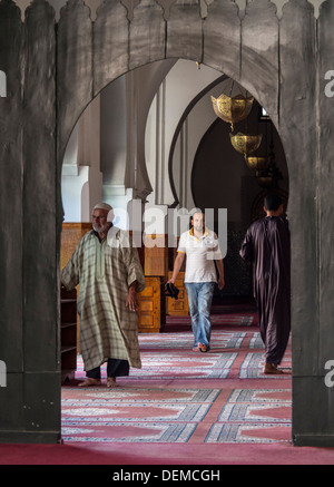 Grand Mosque entrance in Tangier, Morocco Stock Photo