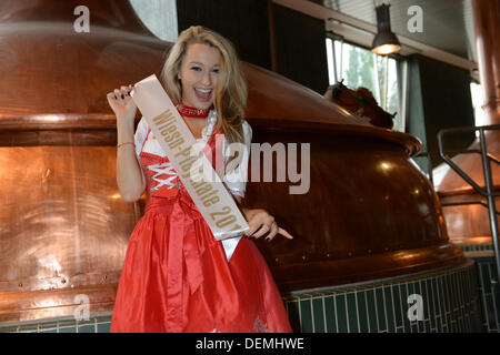 EXCLUSIVE - The playmate of this year's Oktoberfest ('Wiesn-Playmate