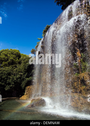 Waterfall on Castle Hill, Nice, France Stock Photo