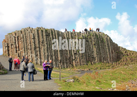 Giant's Causeway near Bushmills, Antrim, Northern Ireland, UK. Stock Photo