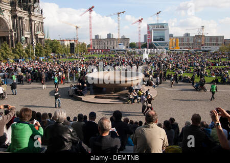 Berlin, Germany. 21st Sept 2013. March for Life is an annual Demonstration against abortion. Stock Photo