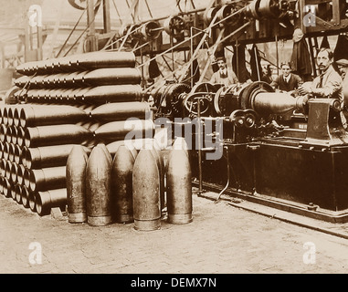 British Munitions factory during WW1 Stock Photo