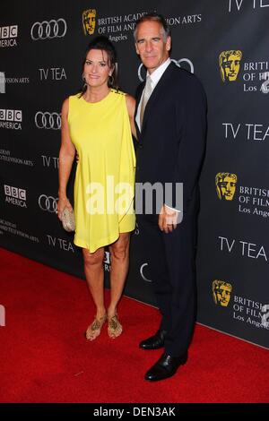 Los Angeles, California, USA. 21st Sep, 2013. Chelsea Field, Scott Bakula attend the BAFTA Los Angeles TV Tea 2013 held at the SLS Hotel on September 21, 2013 in Beverly Hills, California. Credit:  TLeopold/Globe Photos/ZUMAPRESS.com/Alamy Live News Stock Photo