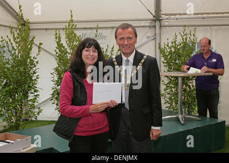 Knockholt,UK,22nd September 2013,The winner of Biodiversity was Fleur Wood in the Bromley In Bloom Competitio Credit: Keith Larby/Alamy Live News Stock Photo