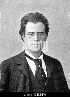 Gustav Mahler, Austrian composer Stock Photo