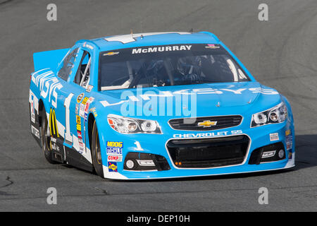 Loudon, NH, USA. 21st Sep, 2013.  Jamie McMurray (1) practices for the SYLVANIA 300 at New Hampshire Motor Speedway in Loudon, NH. Credit:  Cal Sport Media/Alamy Live News Stock Photo