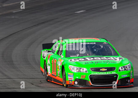 Loudon, NH, USA. 21st Sep, 2013.  Danica Patrick (10) practices for the SYLVANIA 300 at New Hampshire Motor Speedway in Loudon, NH. Credit:  Cal Sport Media/Alamy Live News Stock Photo