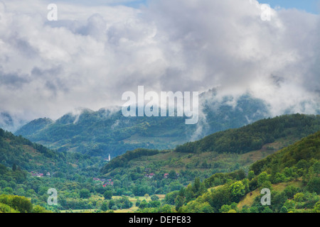 Summer landscape in Apuseni Mountains-Romania Stock Photo