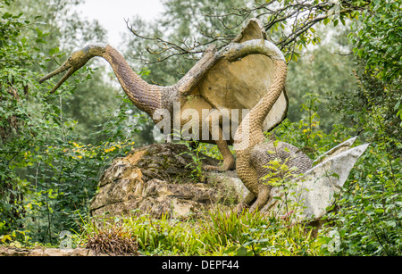 Dinosaur area (world's first sculptures of dinosaurs and extinct ...