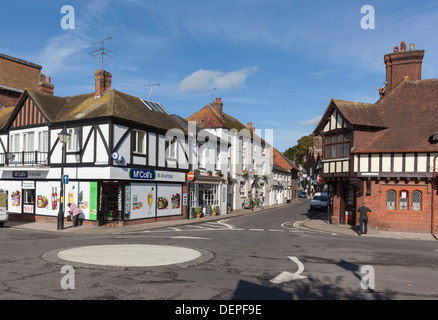 Arundel high street in West Sussex, England Stock Photo