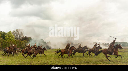 Polish Cavalry Ride Their Horses During WWII Battle Of Lomianki ...